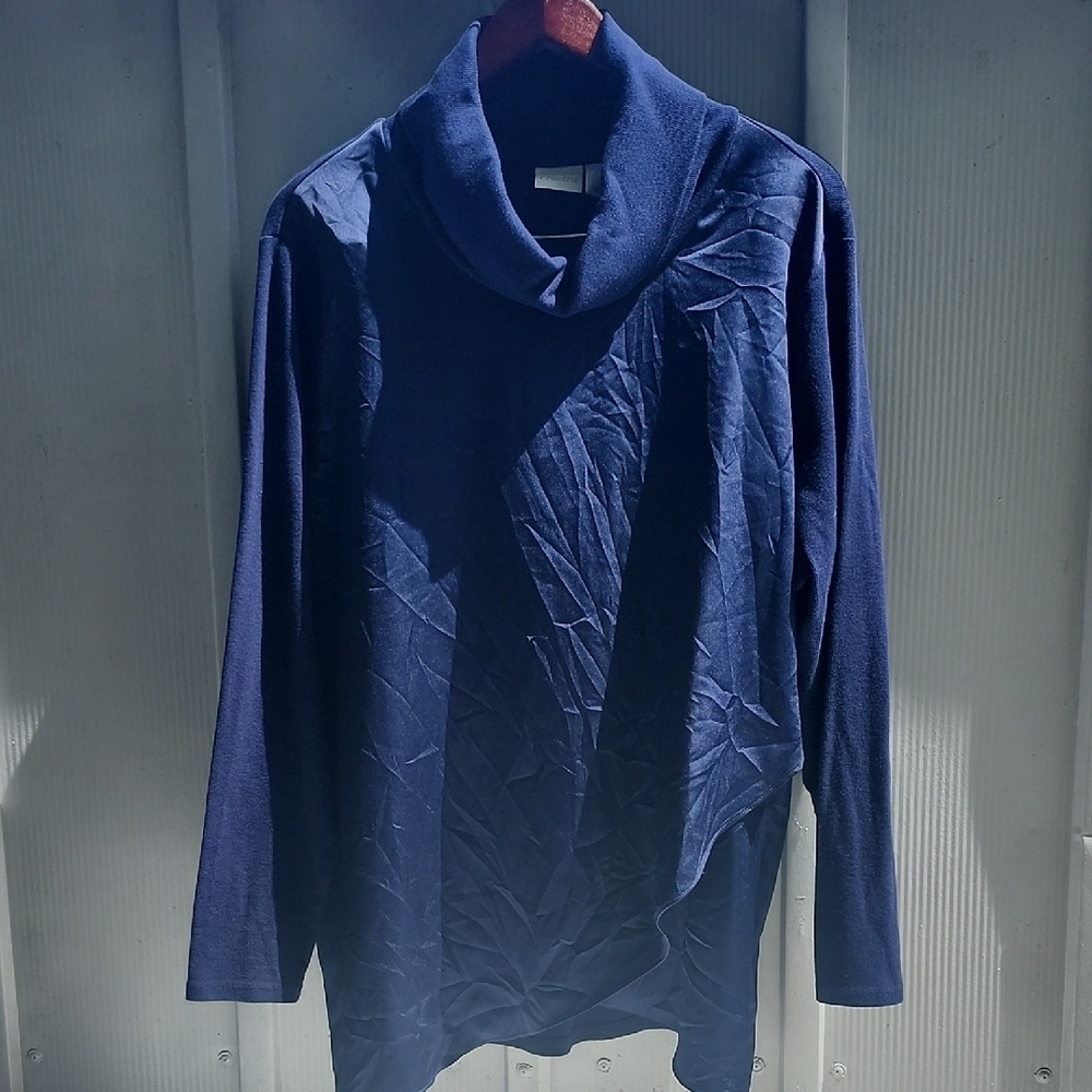 Chico's Navy Blue Knit Sweater